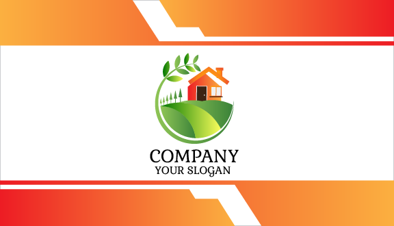 Hut Landscaping Business Card