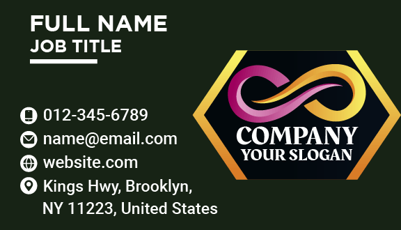 Infinity Company Business Card