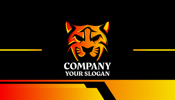 Intense Stare Tiger Business Card