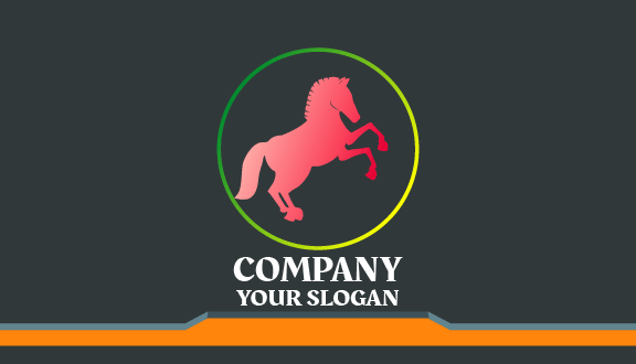 Jumping Horse Business Card