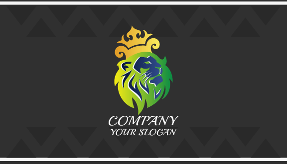 Jungle King Lion Business Card