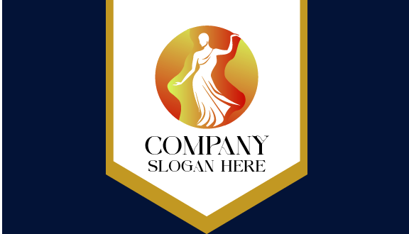 Lady Statue Lawyer Business Card