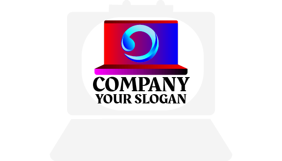 Laptop Window Installation Business Card