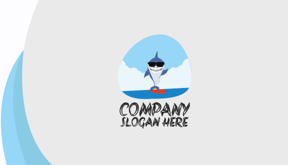 Cartão De Visita Verão Golfinho A Rir