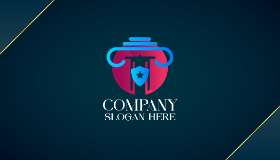 Lawyer Badge Business Card