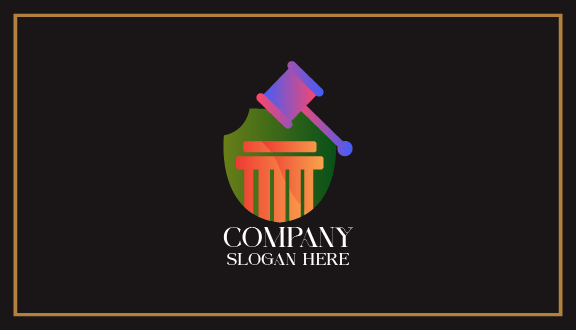 Lawyer Jury Order Business Card