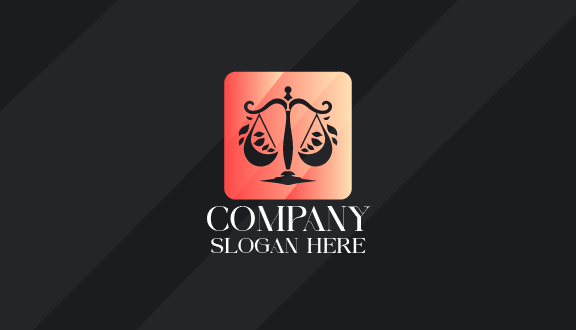 Legal Scale Lawyer Business Card