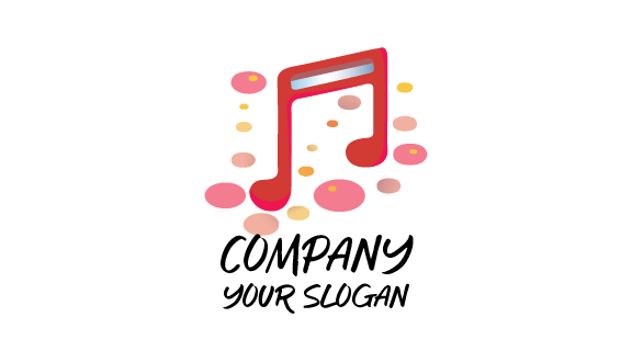 Light Hued Bubbles Music Business Card