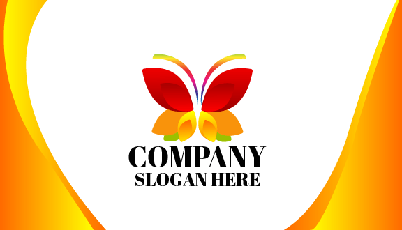 Lively Butterfly Business Card