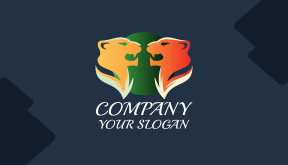 Loudly Roaring Lion Business Card