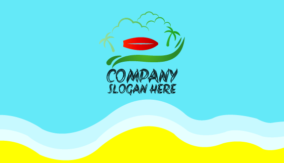 Cartão De Visita Ilha De Verão Amante