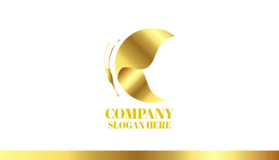 Luxurious Butterfly Business Card