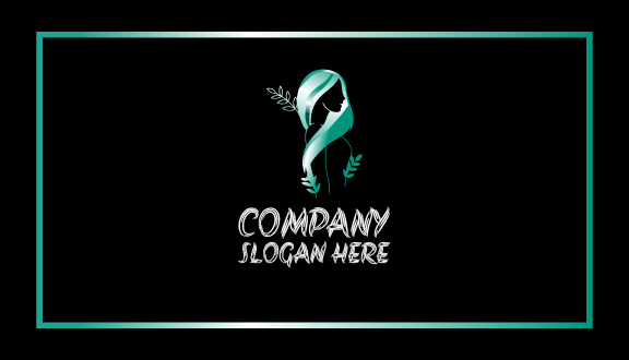 Biglietto Da Visita Icona Di Bellezza Di Lusso