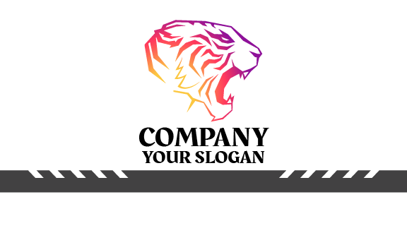 Majestic Power Tiger Business Card