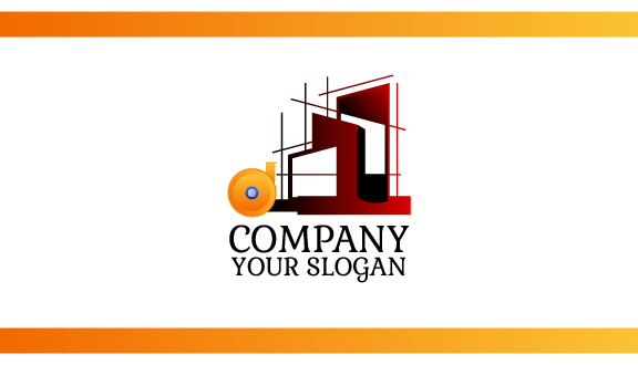 Maroon Building Maintenance Business Card