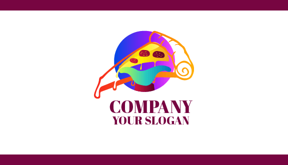 Melted Cheese Pizza Business Card