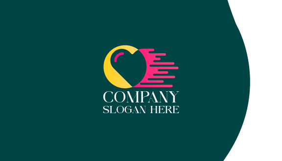 Cartão De Visita Coração Derretido