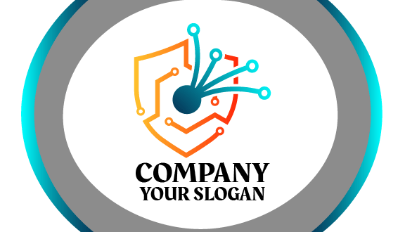 Cartão De Visita De Segurança Informática Moderno