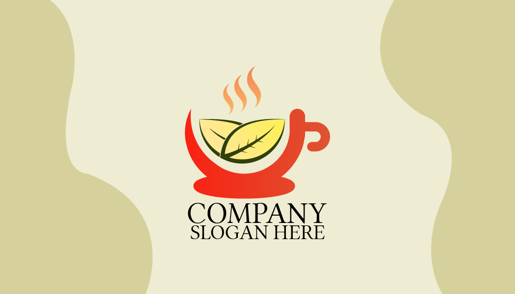 Modern Handle Tea Business Card