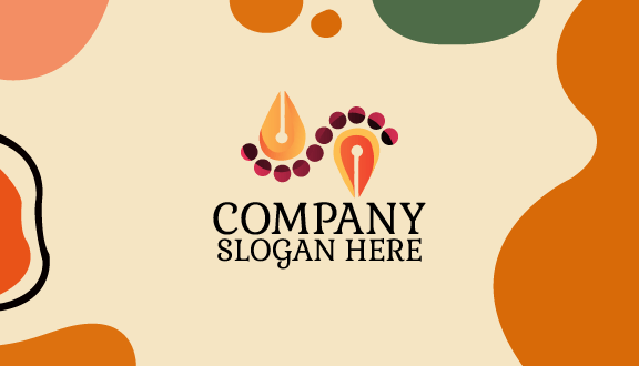 Modern Nib Artist Business Card