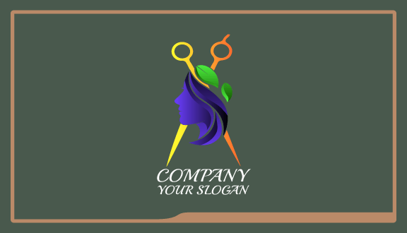 Modern Salon Services Business Card