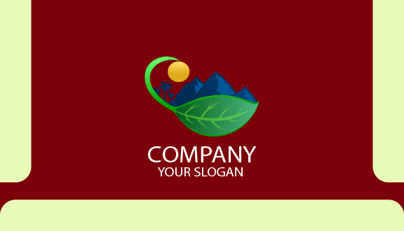 Mountainous Landscaping Business Card