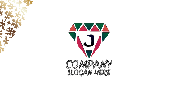 Multi Colored Jewellery Business Card