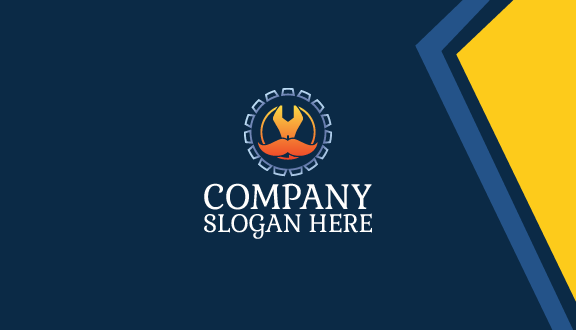 Mustache Handyman Business Card