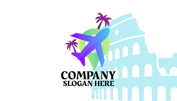 Navigational Palm Travel Business Card