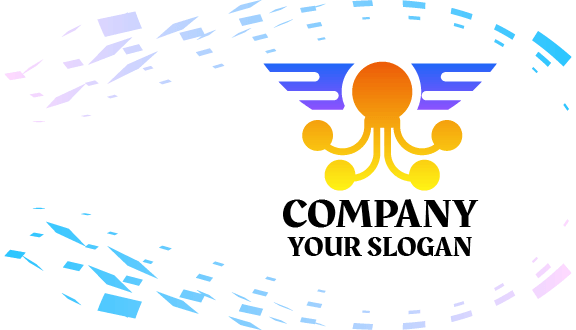 Cartão De Visita Abstrato Polvo