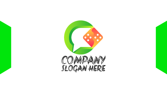 Orange Dice Communication Business Card