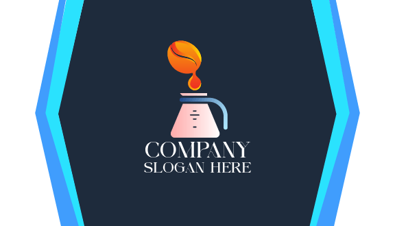 Biglietto Da Visita Arancia Che Gocciola Caffè