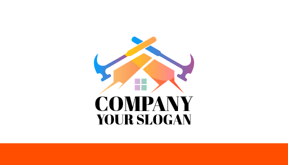 Orange Roof Home Improvement Business Card