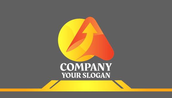 Biglietto Da Visita Del Commercialista Triangolo Arancione