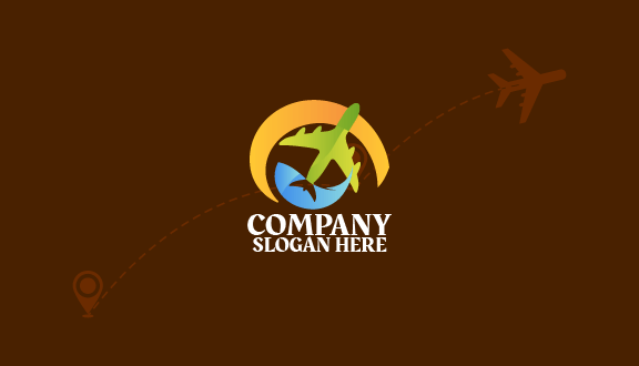 Parrot Airplane Travel Business Card