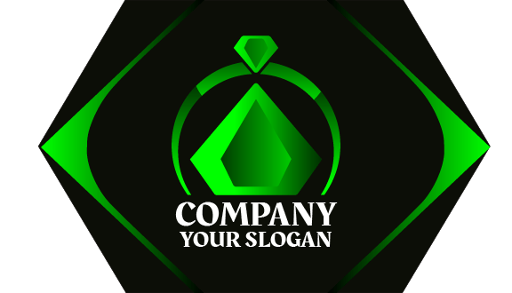 Parrot Shade Diamond Jewellery Business Card