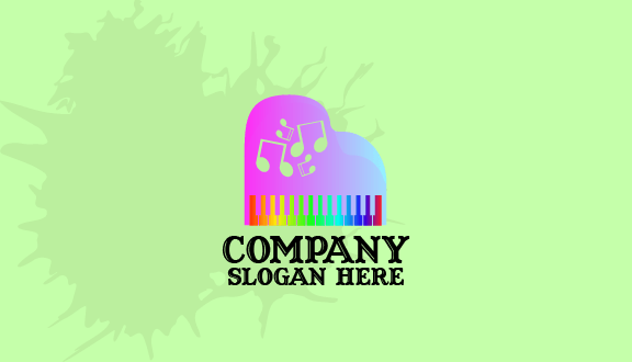 Piano Band Business Card