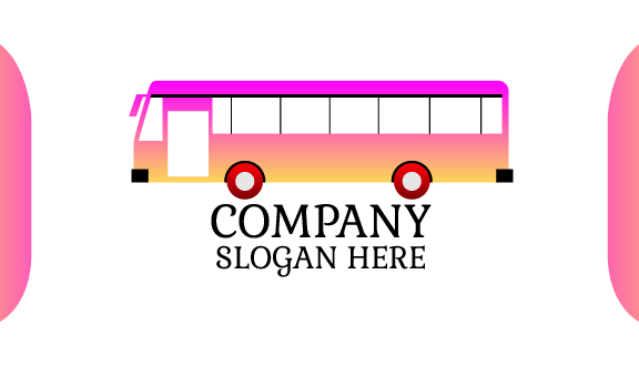 Pink Bus Business Card