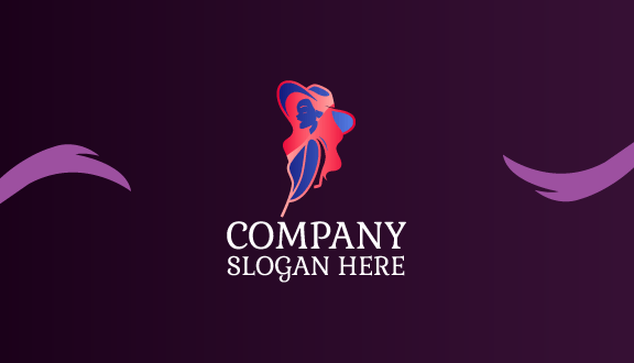 Pink Hair Model Boutique Business Card