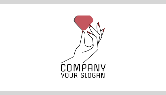 Pink Jewel Aesthetic Business Card