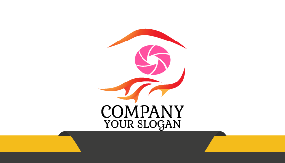 Pink Photography Business Card