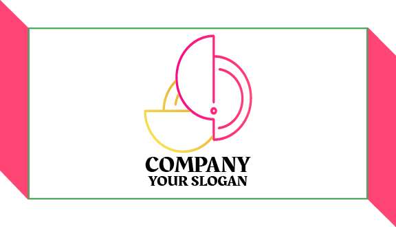 Cartão De Visita Abstrato De Hélice Rosa