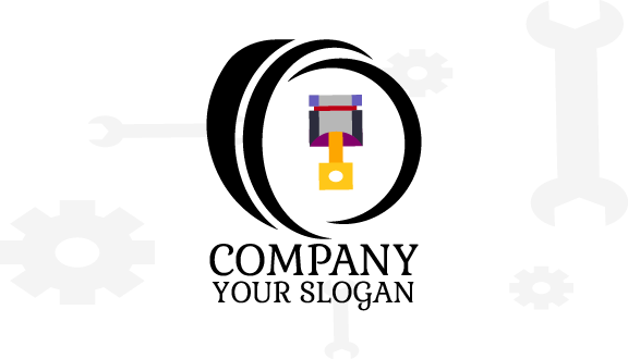 Piston Machine Maintenance Business Card