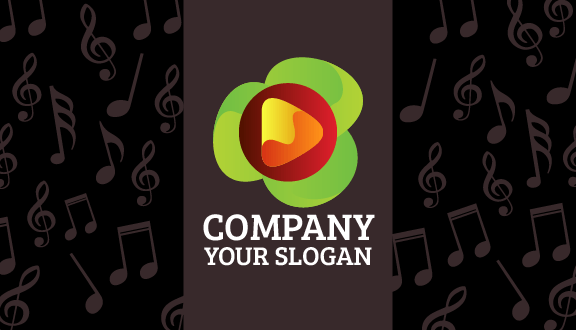 Playback Icon Entertainment Business Card