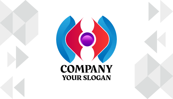 Cartão De Visita Abstrato Com Almofada De Peluche