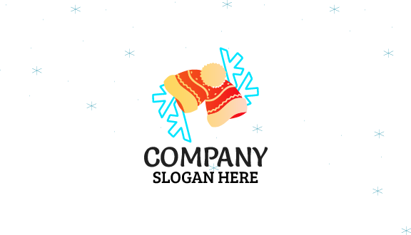 Pom Pom Cap Winter Business Card