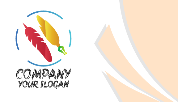 Pretty Feathers Artist Business Card