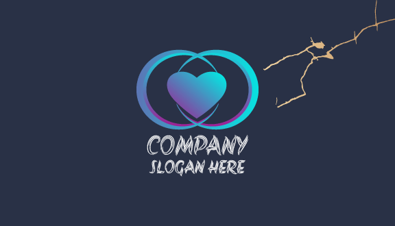 Pretty Heart Jewellery Business Card