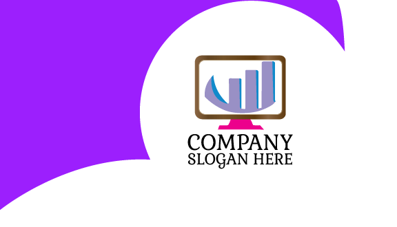 Biglietto Da Visita Contabile Monitor Di Avanzamento