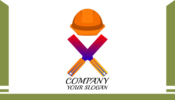 Protective Helmet Handyman Business Card